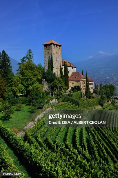 View of Castel Monteleone, Cermes, Trentino-Alto Adige, Italy, 13th century.