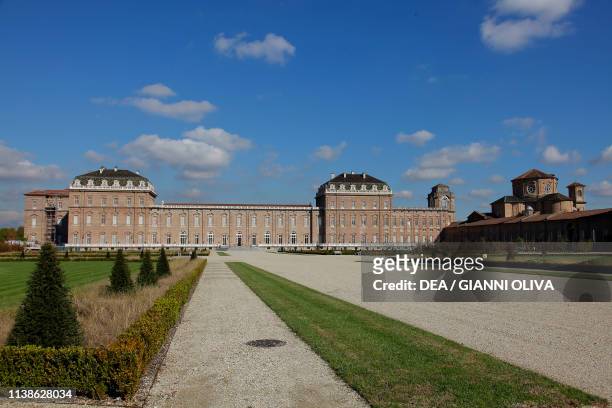 View of the palace of Venaria Reale, Residence of the Royal House of Savoy , Piedmont, Italy, 17th century.