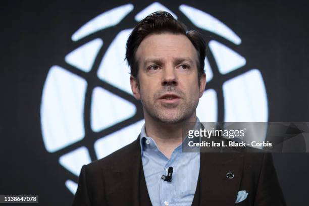 Jason Sudeikis actor during the Relevent Sports International Champions Cup Tournament Launch at the retail pop up featuring memorabilia from Daniel...