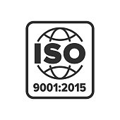 ISO 9001 certified symbol
