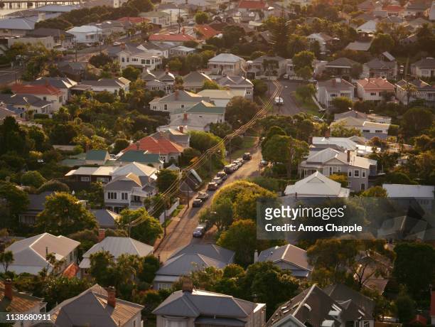 a suburb of devonport. - amos chapple stock pictures, royalty-free photos & images