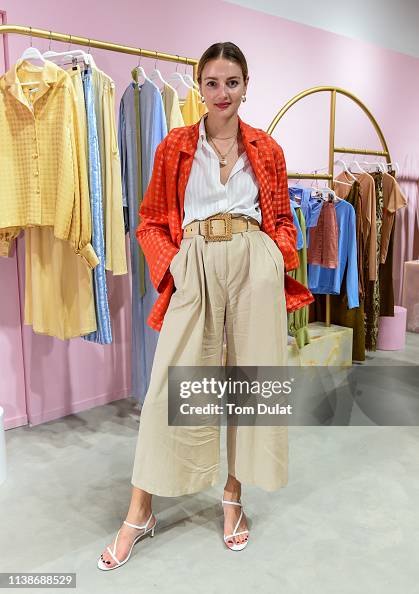 Harper's Bazaar Arabia Fashion and Beauty Editor Gemma Deeks attends
