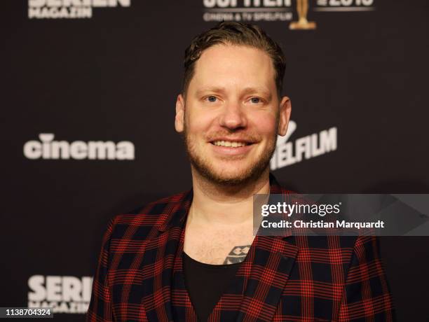 Marco Kreuzpaintner attends the Jupiter Award at The Grand on March 27, 2019 in Berlin, Germany.