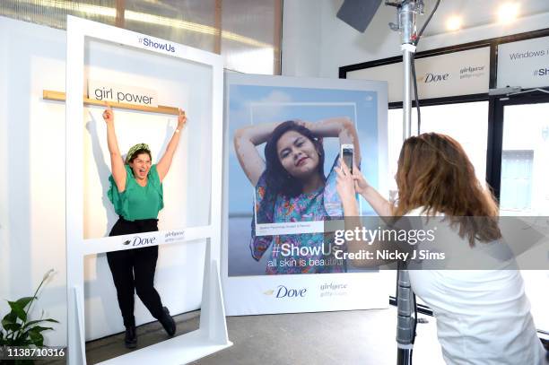 Guests attend the Dove launch of Project #ShowUs on March 27, 2019 in London, United Kingdom. Created by Dove, Getty Images and Girlgaze, Project...