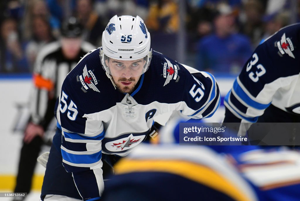 NHL: APR 20 Stanley Cup Playoffs First Round - Jets at Blues
