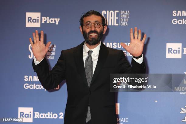 Marcello Fonte attends the 64. David Di Donatello awards on March 27, 2019 in Rome, Italy.