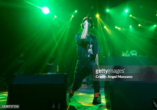 Lil Xan performs on stage at La Riviera on March 27, 2019 in Madrid, Spain.