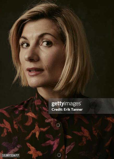 Actress Jodie Whittaker, from 'Doctor Who' is photographed for Vulture on October 7, 2018 in New York City.