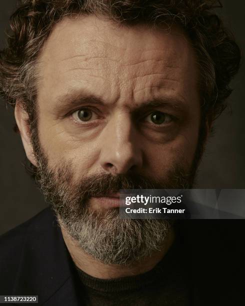 Actor Michael Sheen, from 'Good Omens' is photographed for Vulture on October 6, 2018 in New York City.