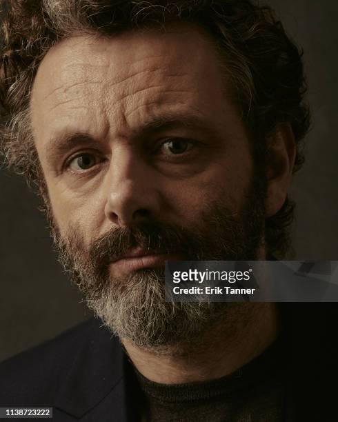Actor Michael Sheen, from 'Good Omens' is photographed for Vulture on October 6, 2018 in New York City.