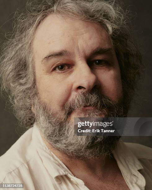 Producer Peter Jackson, from 'Mortal Engines' is photographed for Vulture on October 5, 2018 in New York City.