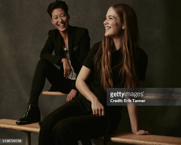 Actors Jihae and Hera Hilmar, from 'Mortal Engines' are photographed for Vulture on October 5, 2018 in New York City.