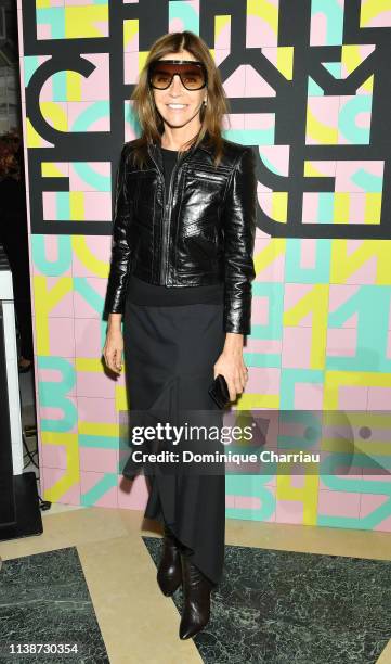 Carine Roitfeld attends the Galeries Lafayette Champs-Elysees : Opening-Photocall at Galeries Lafayette Champs-Elysees on March 27, 2019 in Paris,...