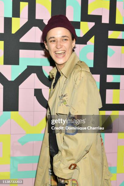 Agathe Mougin attends the Galeries Lafayette Champs-Elysees : Opening-Photocall at Galeries Lafayette Champs-Elysees on March 27, 2019 in Paris,...