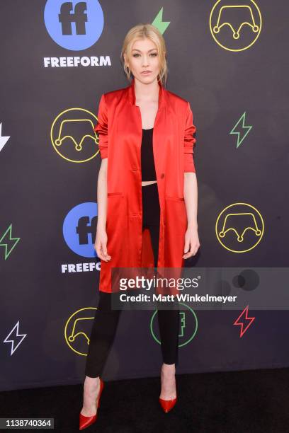 Katherine McNamara attends the 2nd Annual Freeform Summit at Goya Studios on March 27, 2019 in Los Angeles, California.