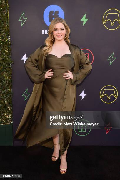 Sasha Pieterse attends the 2nd Annual Freeform Summit at Goya Studios on March 27, 2019 in Los Angeles, California.