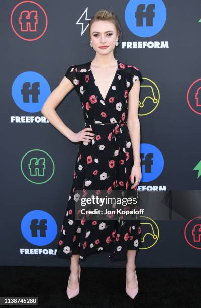 Hayley Erin attends 2nd Annual Freeform Summit at Goya Studios on March 27, 2019 in Los Angeles, California.