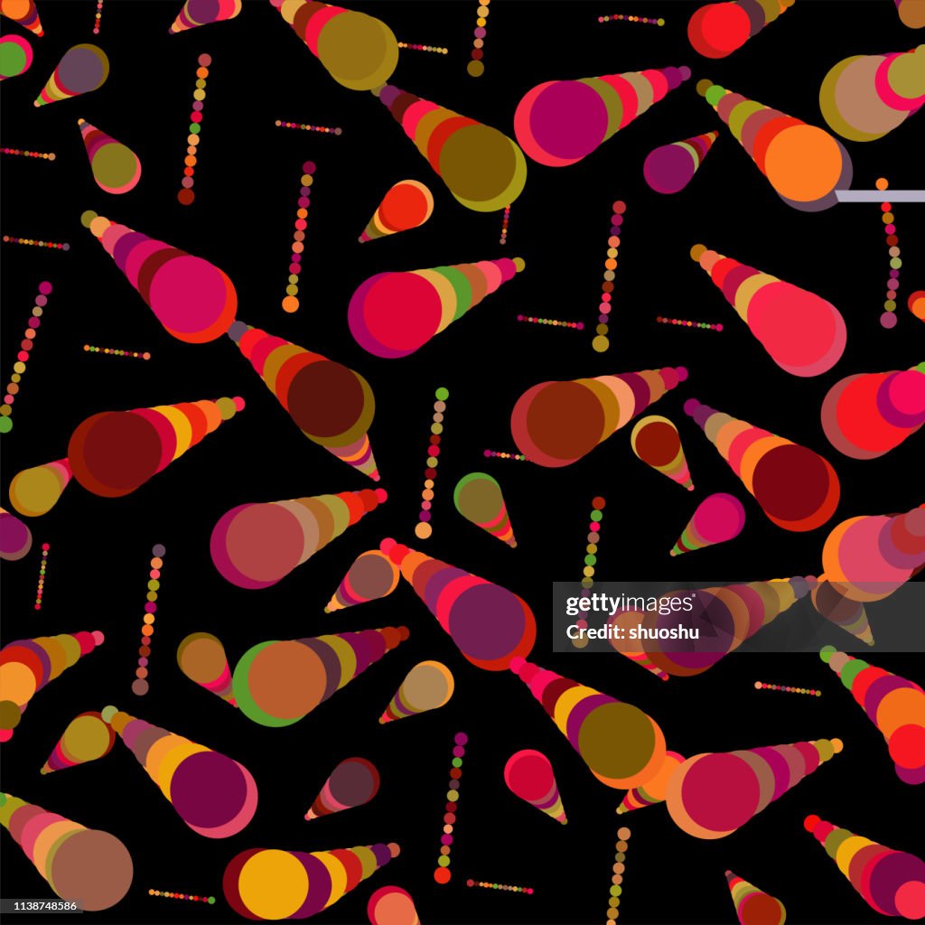 Colorful Gradient Round Pattern Texture Background High-Res Vector ...