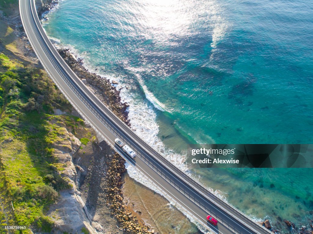 Sea Cliff Bridge, New South Wales Aerial