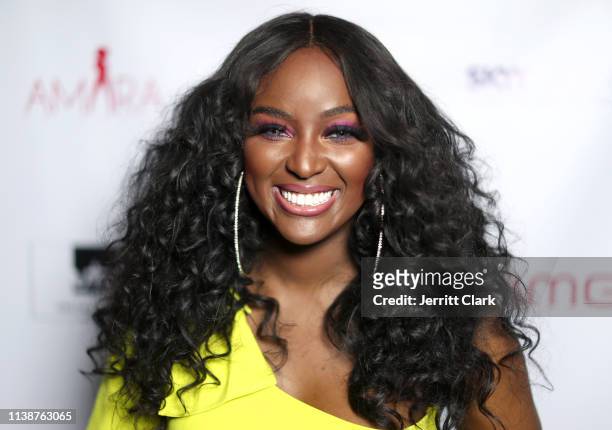 Amara La Negra attends the Release Party For Her "Unstoppable" EP at The Association on March 27, 2019 in Los Angeles, California.