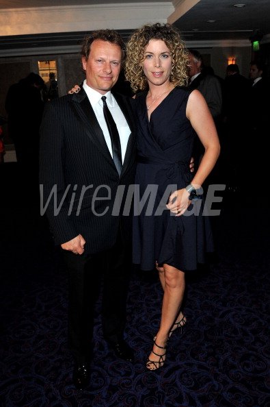 Neil Stuke and his wife...
