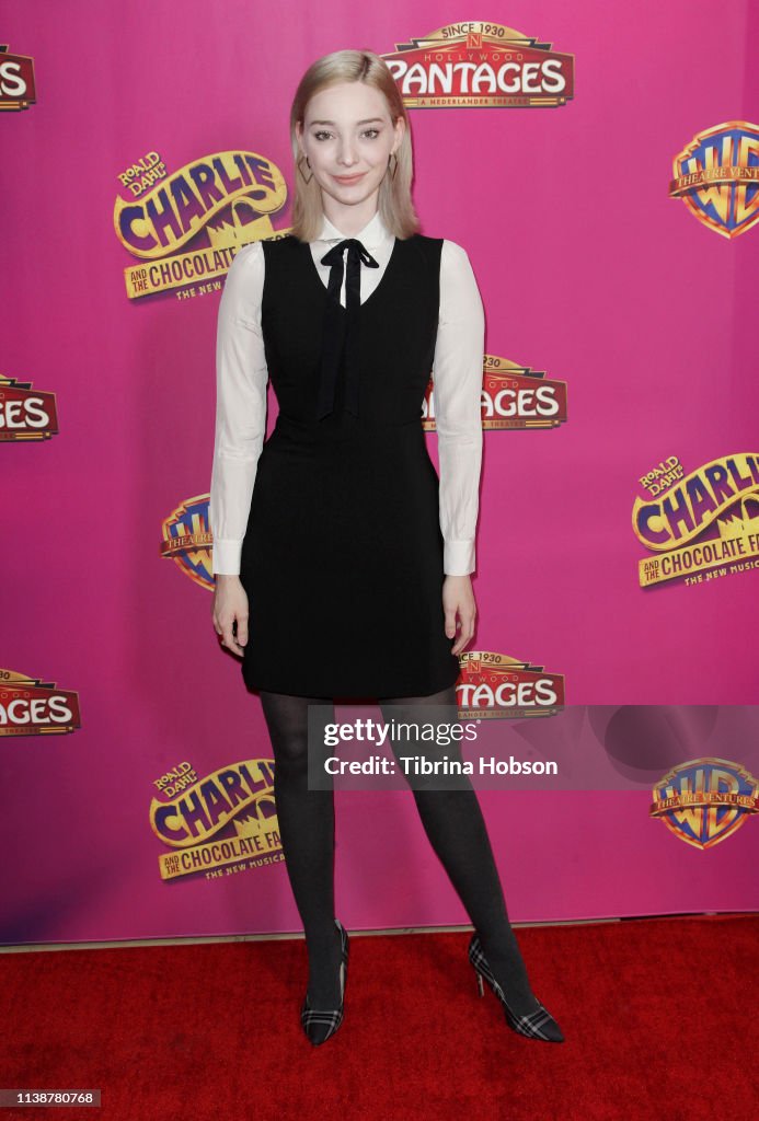 Emma Dumont attends 'Charlie And The Chocolate Factory' Los Angeles
