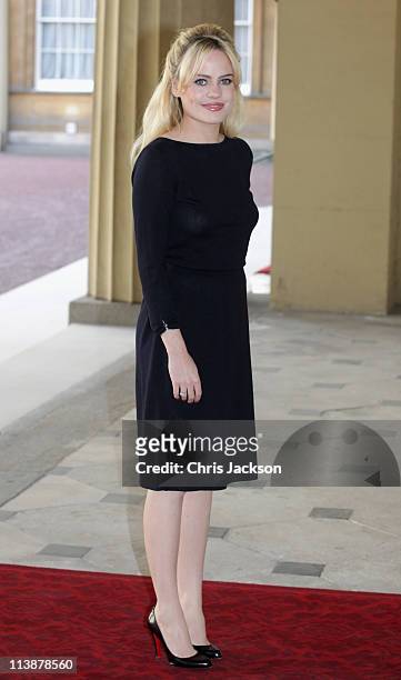 Welsh singer Duffy attends a Performing Arts reception at Buckingham Palace on May 9, 2011 in London, England.