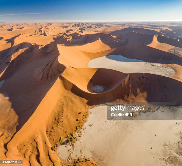 big daddy dune mit dead vlei, sossusvlei, namib desert, namibia, afrika - dead vlei namibia stock-fotos und bilder