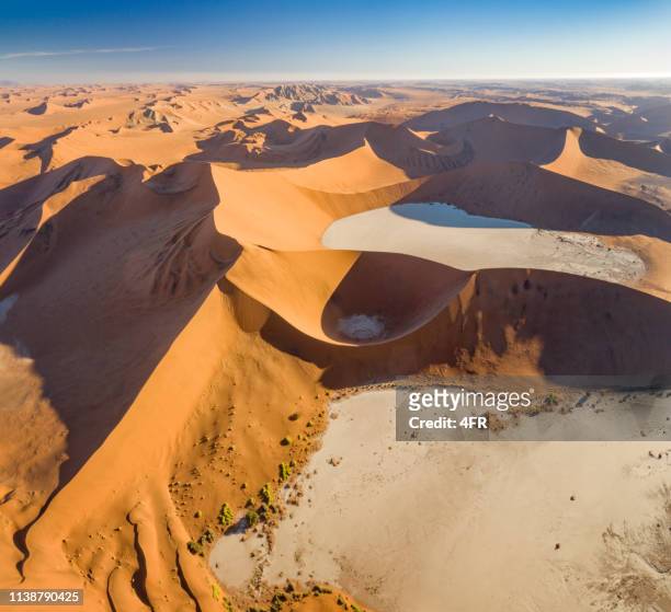 big daddy dune with dead vlei, sossusvlei, namib desert, namibia, africa - dead vlei namibia stock pictures, royalty-free photos & images