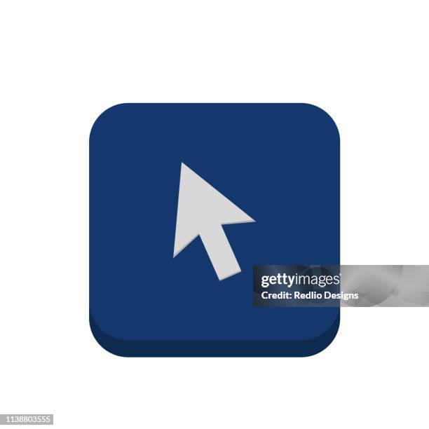 cursor arrow icon - org chart background stock illustrations