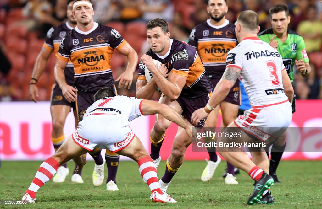 NRL Rd 3 - Broncos v Dragons