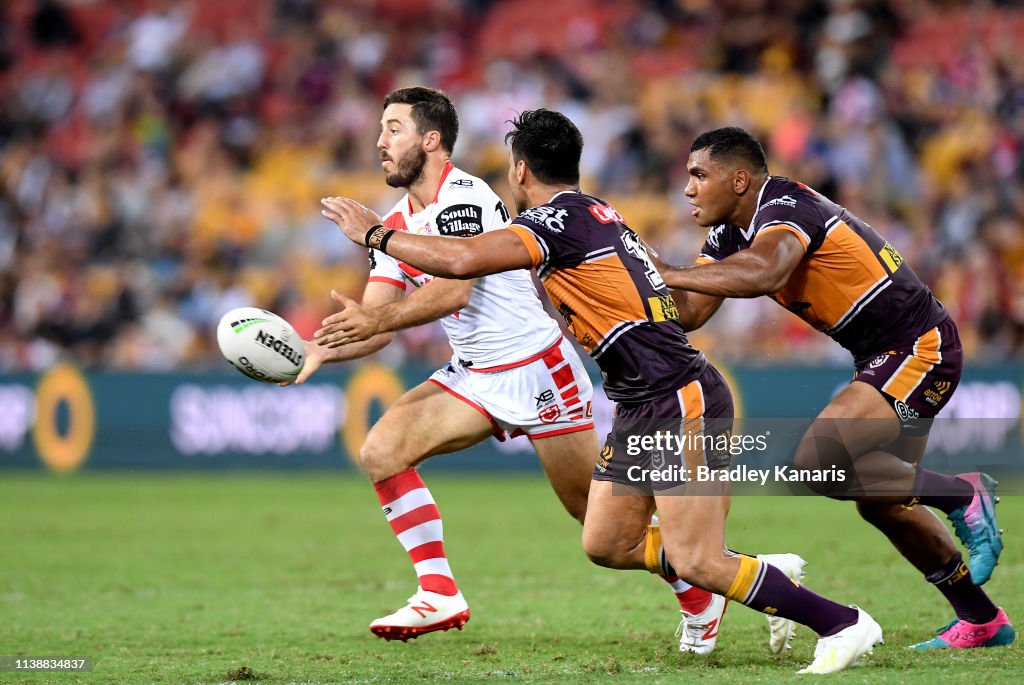 NRL Rd 3 - Broncos v Dragons
