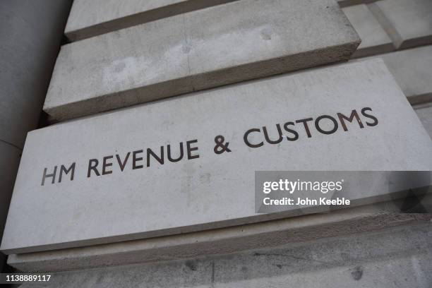 Revenue and Customs office in Whitehall on March 28, 2019 in London, England.