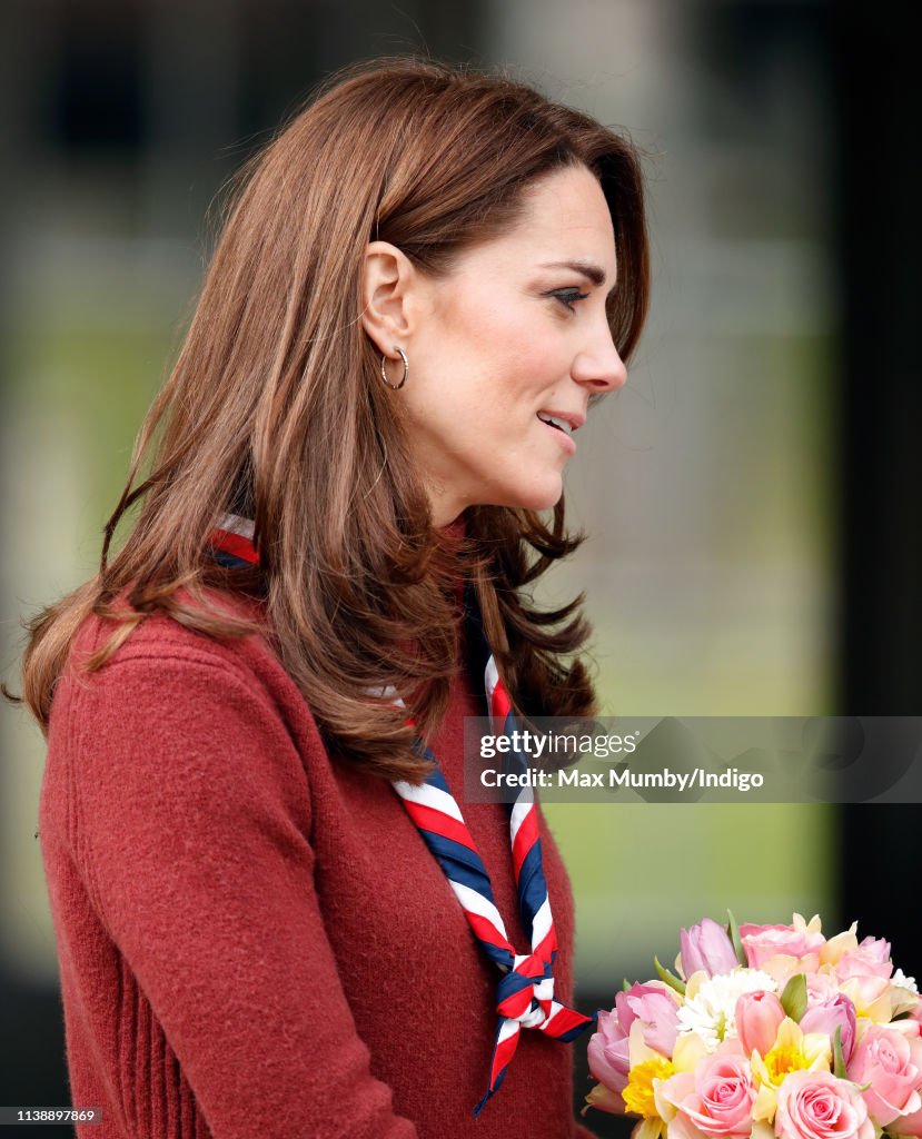 The Duchess Of Cambridge Visits The Scout's Early Years Pilot At Gilwell Park