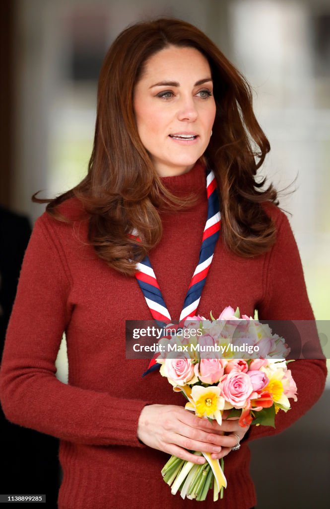 The Duchess Of Cambridge Visits The Scout's Early Years Pilot At Gilwell Park