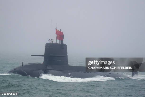 Great Wall 236 submarine of the Chinese People's Liberation Army Navy, billed by Chinese state media as a new type of conventional submarine,...