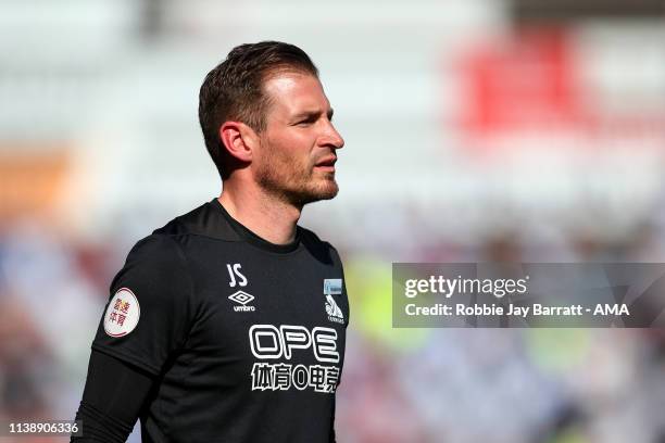 Jan Siewert head coach / manager of Huddersfield Town during the Premier League match between Huddersfield Town and Watford FC at John Smith's...