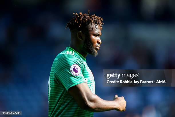 Isaac Success of Watford during the Premier League match between Huddersfield Town and Watford FC at John Smith's Stadium on April 20, 2019 in...