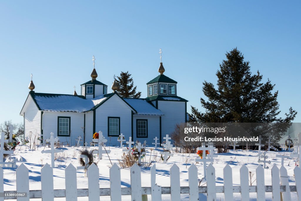 Russian Orthodox Church, Ninilchik, Alaska. Holy Transfiguration of Our Lord Chapel.