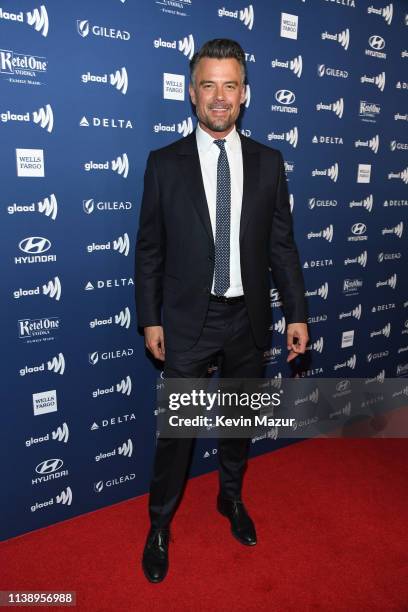 Josh Duhamel attends the 30th Annual GLAAD Media Awards Los Angeles at The Beverly Hilton Hotel on March 28, 2019 in Beverly Hills, California.