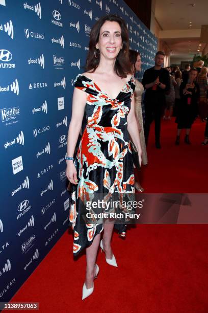 Aline Brosh McKenna attends the 30th Annual GLAAD Media Awards Los Angeles at The Beverly Hilton Hotel on March 28, 2019 in Beverly Hills, California.