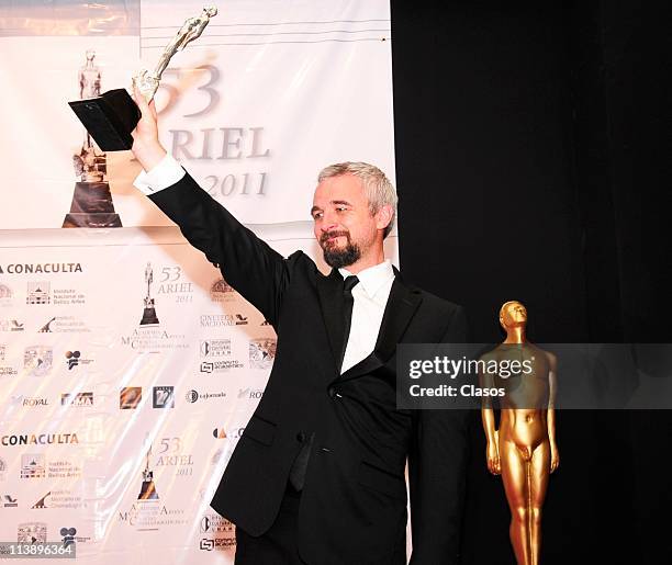 Ariel Awards ceremony, who celebrates the best in films made in Mexico. In this image: Michael Rowe on May 7, 2011 in Mexico City.