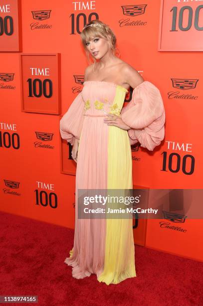 Taylor Swift attends the 2019 Time 100 Gala at Frederick P. Rose Hall, Jazz at Lincoln Center on April 23, 2019 in New York City.