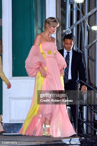 Taylor Swift attends the Times 100 Most Influential People red carpet event on April 23, 2019 in New York City.