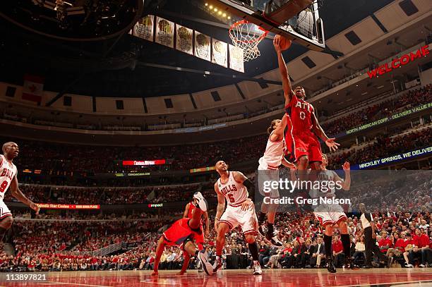 Playoffs: Atlanta Hawks Jeff Teague in action vs Chicago Bulls at United Center. Game 2. Chicago, IL 5/4/2011 CREDIT: Greg Nelson