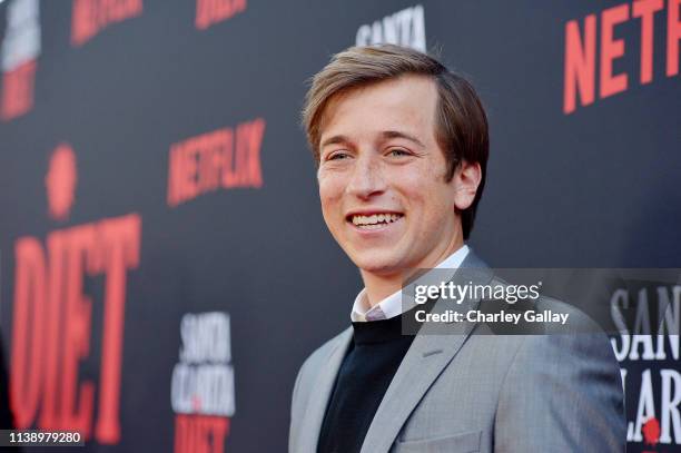 Skyler Gisondo attends Netflix Original Series "Santa Clarita Diet" Season 3 Los Angeles Premiere and Afterparty on March 28, 2019 in Los Angeles,...