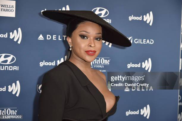 Amiyah Scott attends the 30th Annual GLAAD Media Awards at Beverly Hills Hotel on March 28, 2019 in Beverly Hills, California.
