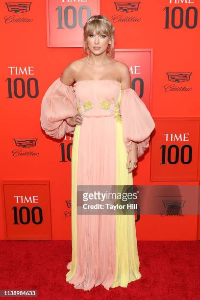 Taylor Swift attends the 2019 Time 100 Gala at Frederick P. Rose Hall, Jazz at Lincoln Center on April 23, 2019 in New York City.