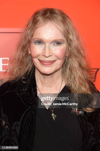 Mia Farrow attends the 2019 Time 100 Gala at Frederick P. Rose Hall, Jazz at Lincoln Center on April 23, 2019 in New York City.