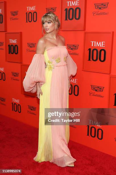 Taylor Swift attends the 2019 Time 100 Gala at Frederick P. Rose Hall, Jazz at Lincoln Center on April 23, 2019 in New York City.